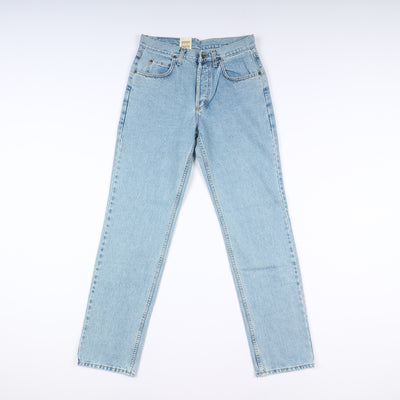 Lee Chiacago Super Stone Wash W33 L34 Denim Unisex Vita Alta Dead Stock con Cartellino