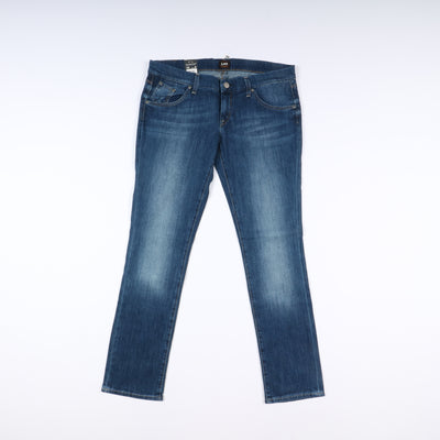 Lee Lynn Narrow Low Slim W33 L33 Denim Donna Vita Bassa Nuovo Dead Stock w/Tags