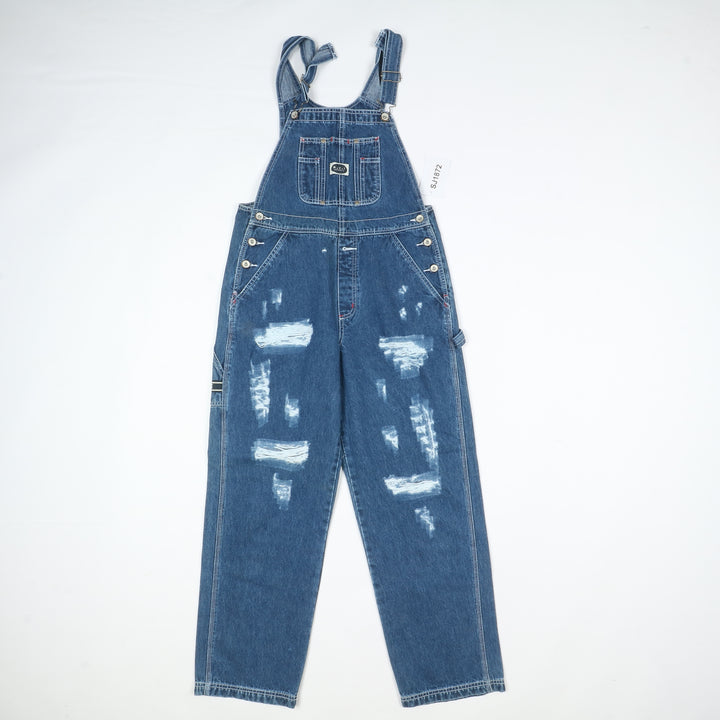 R.V.T. Salopette di Jeans Denim Taglia M Unisex