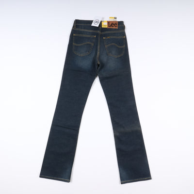 Lee Reed Boot Cut W30 L34 Denim Unisex Vita Alta Nuovo Dead Stock w/Tags