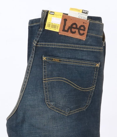Lee Reed Boot Cut W30 L34 Denim Unisex Vita Alta Nuovo Dead Stock w/Tags
