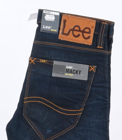 Lee Macky Slim Straight W30 L34 Denim Uomo Vita Alta Nuovo Dead Stock w/Tags