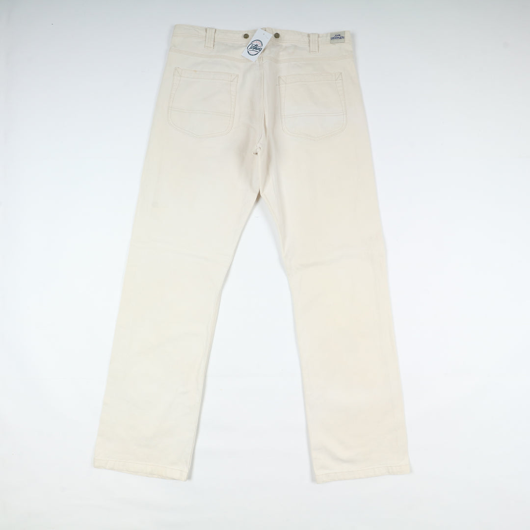 Lee Waist Overall Work Jeans Bianco W38 L36 Uomo