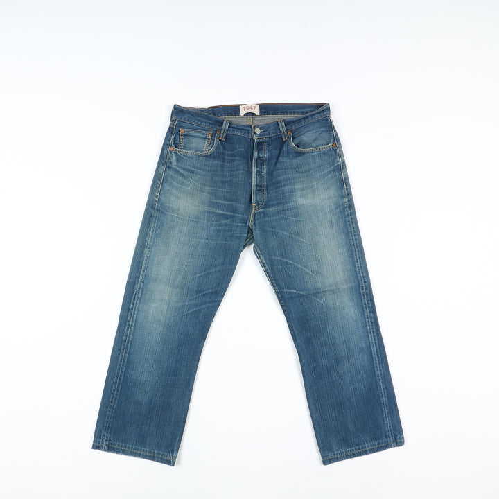 Levi's 501 Rivets 1947 Jeans Denim W36 L36 Uomo Vita Alta Limited Edition