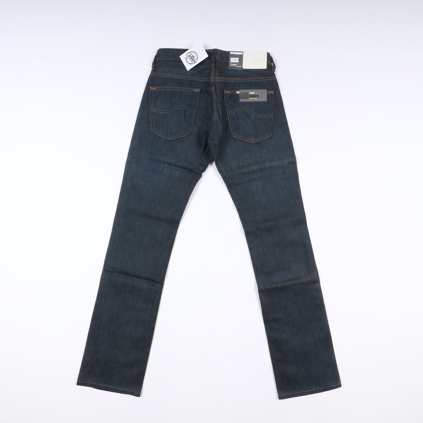 Lee Knox Regular W30 L34 Denim Unisex Vita Alta Nuovo Dead Stock w/Tags