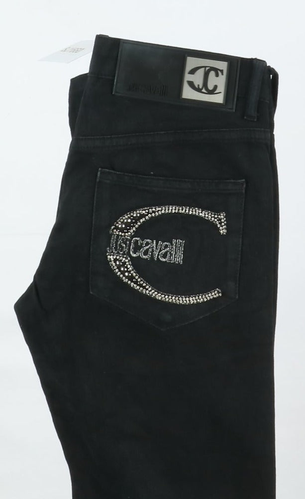Cavalli Bootcut Jeans Nero W24 Donna