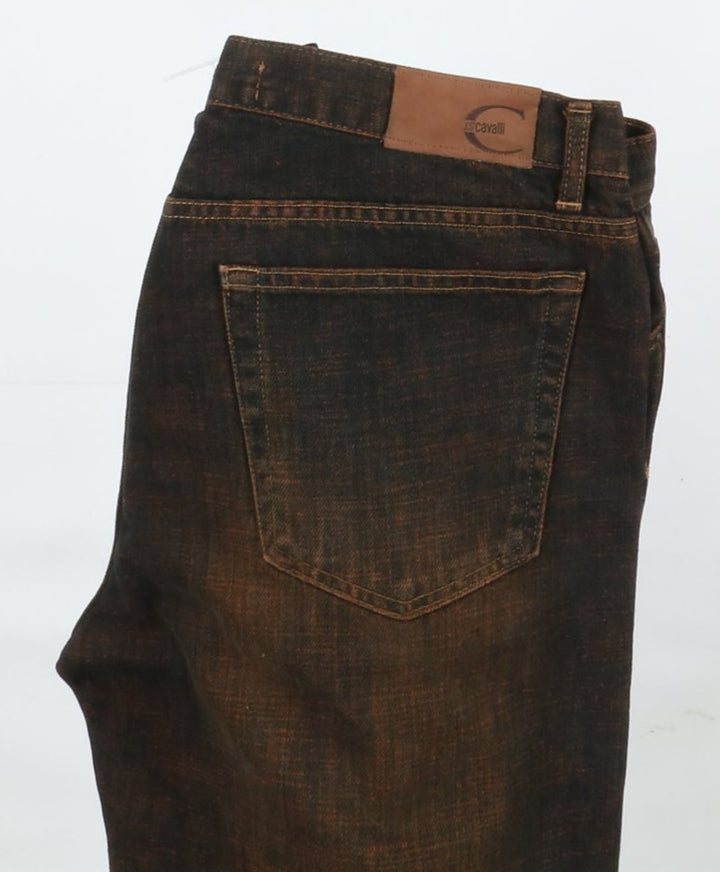 Cavalli Jeans Denim con Sfumature W38 Uomo