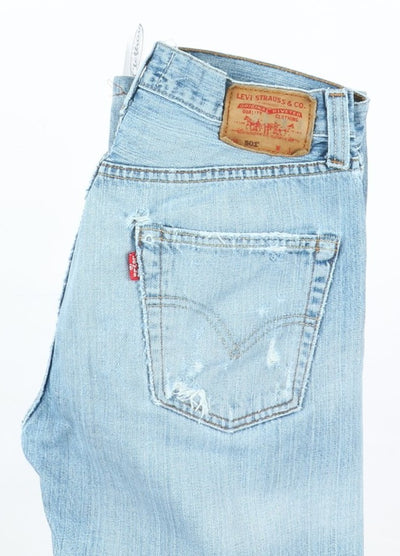 Levi's 501 Rivets 1947 Jeans Denim W30 L34 Unisex Vita Alta Special Edition