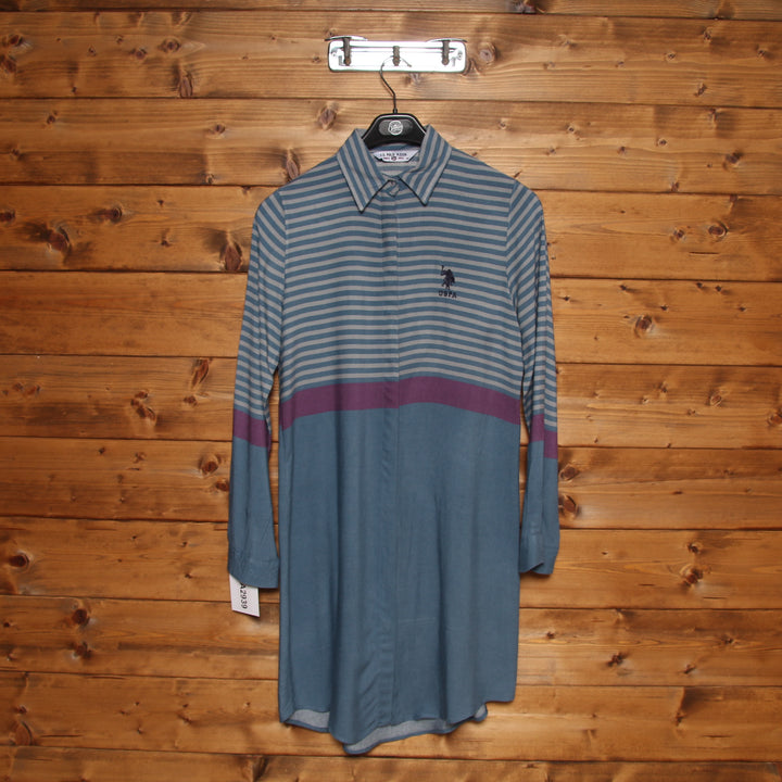 U.S. Polo Assan Camicia Vintage Blu Taglia M Donna