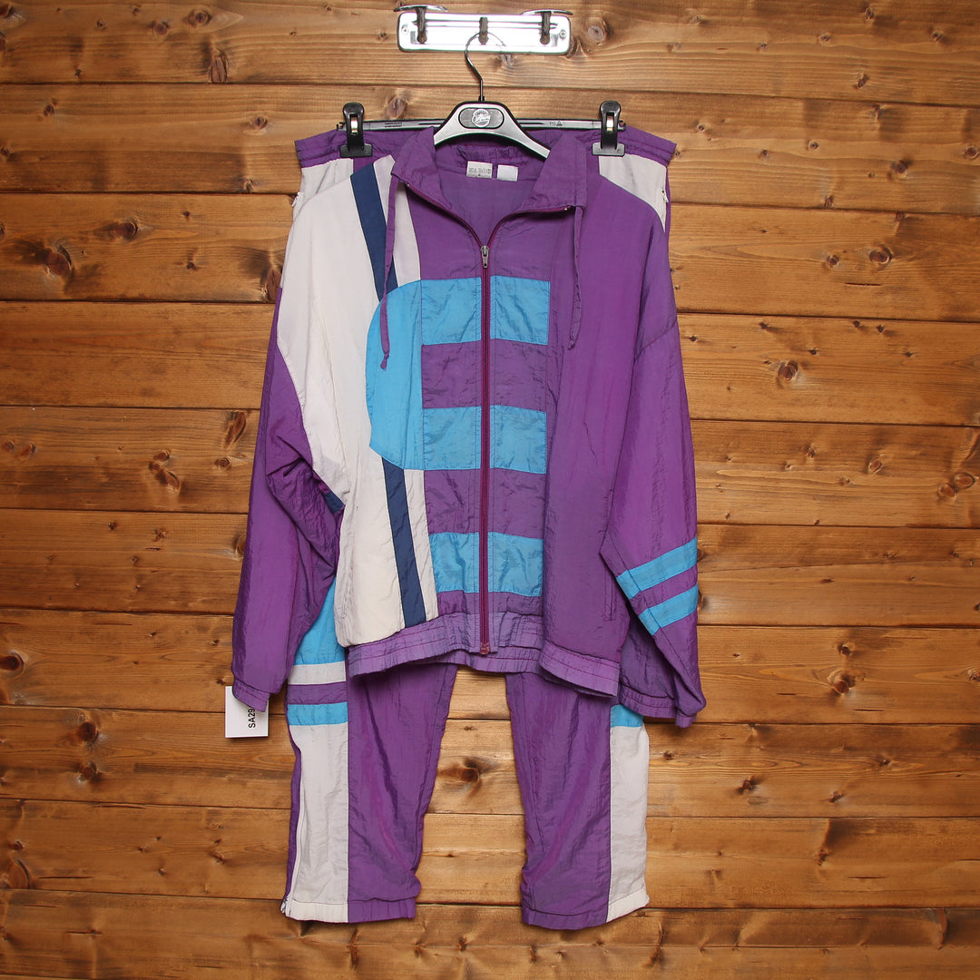 Shild Tuta Vintage 80/90 Viola Taglia S Uomo