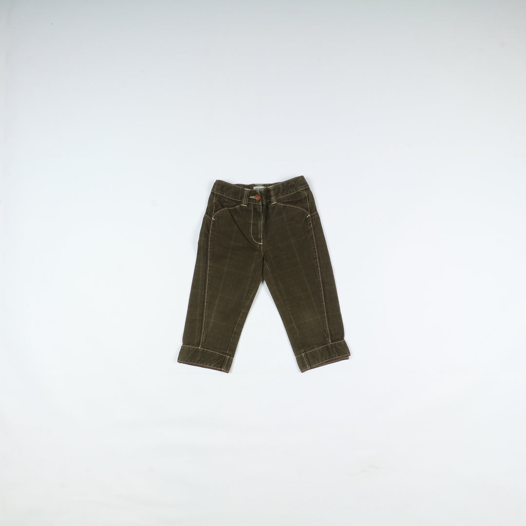 Woolrich Jeans Verde a Quadri 6 Anni Bambino