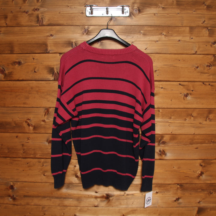 Fila Maglione Vintage Blu e Malva Taglia 46 Unisex