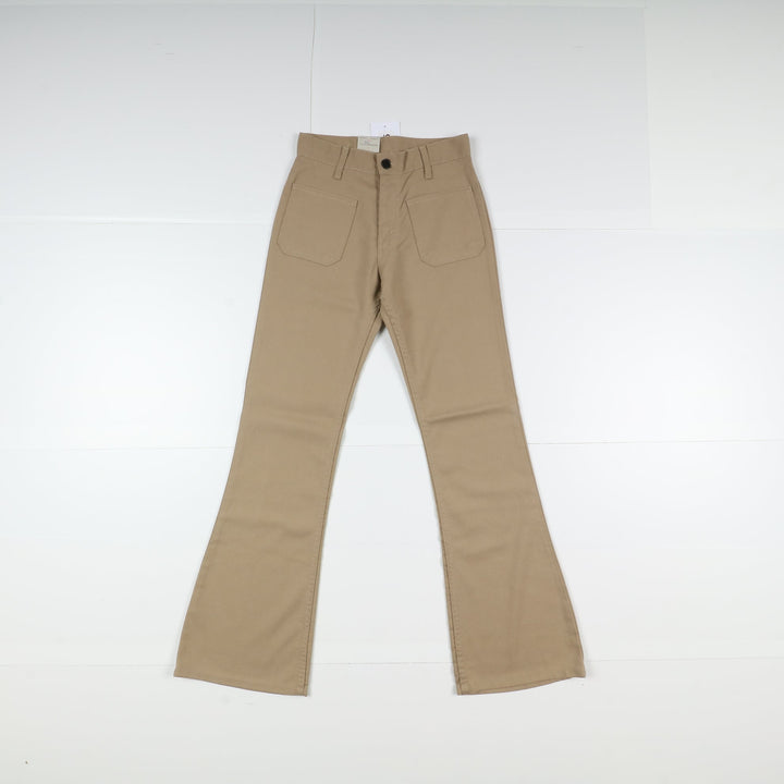 Levi's 300 Flare Sailor Pants a Zampa Jeans W27 L32 Beige Donna Vita Alta Dead Stock* w/Tags