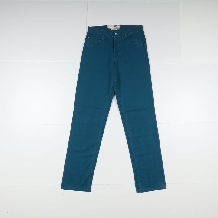 Levi's 412 Semi-Loose Fit Jeans W31 Blu Unisex Vita Alta Dead Stock* w/Tags