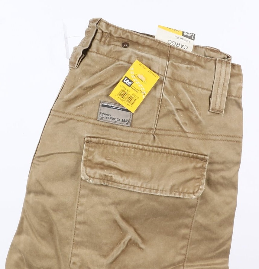 Lee Cargo Loose Fit W36 L36 Sabbia Uomo Vita Alta Dead Stock w/Tags