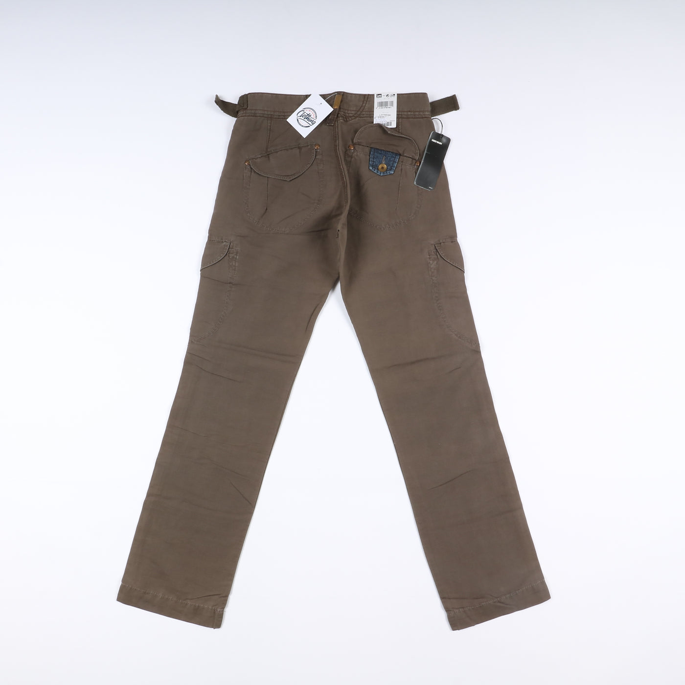 Lee Cay Work Pant W29 L34 Verde Unisex Vita Alta Dead Stock w/Tags