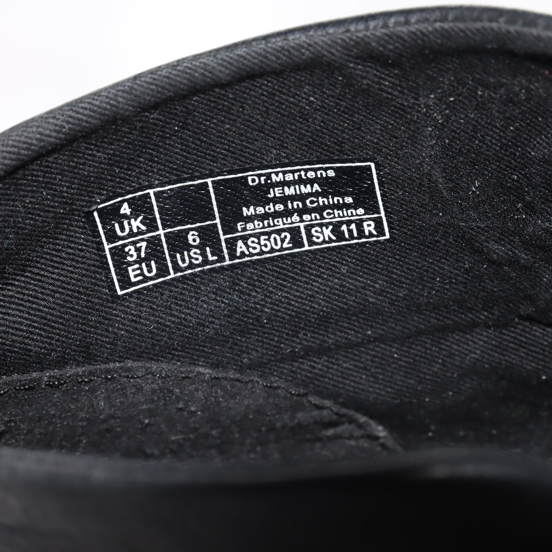 Scarpa Dr. Martens Jemima Nero Size 37 Donna