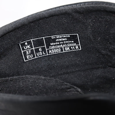 Scarpa Dr. Martens Jemima Nero Size 37 Donna