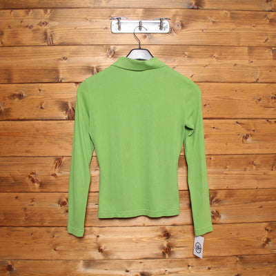 Polo a Maniche Lunghe Lacoste Arancione Taglia M Donna