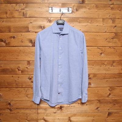 Camicia Tommy Hilfiger Slim Fit Azzurra Taglia 40 Uomo
