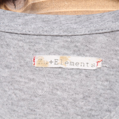 T-Shirt Zu + Elements Grigia Taglia M Donna