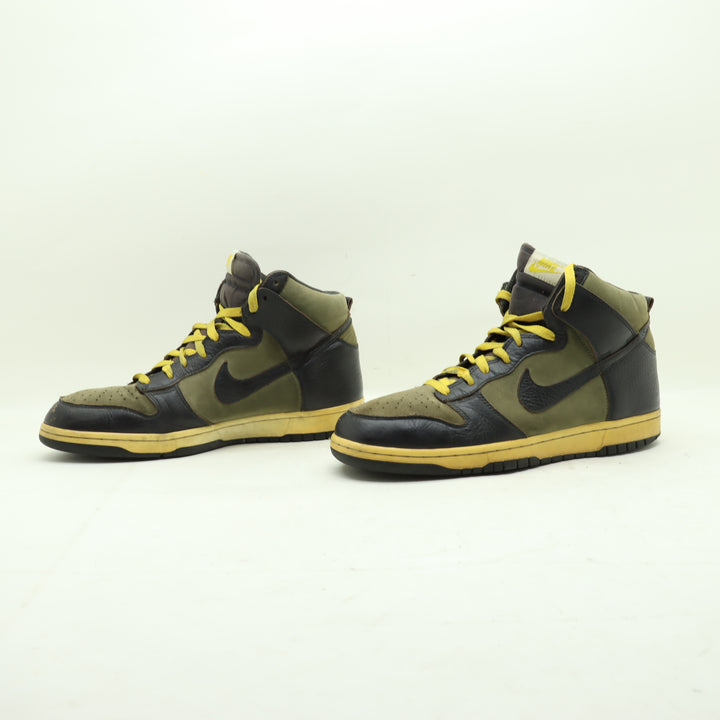 Nike Dunk Hi Scarpe Verdi e Arancioni Eu 46 Uomo