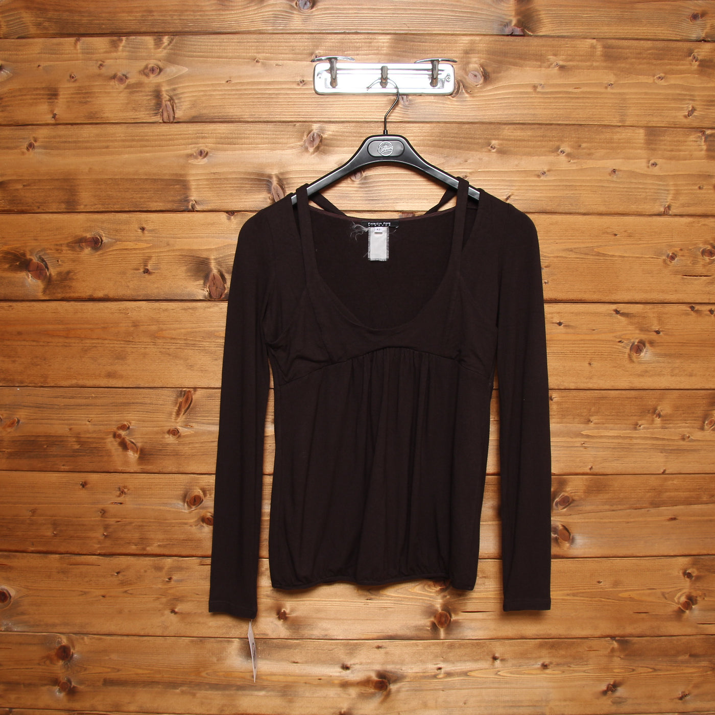 Maglia Patrizia Pepe Marrone Taglia 42 Donna