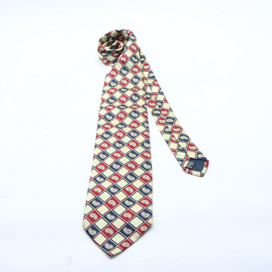 Ties Collection Cravatta Multicolore in Seta Uomo