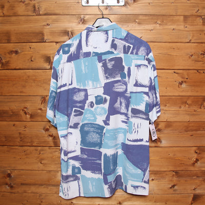 Camicia Hawaiana Azzurra Uomo