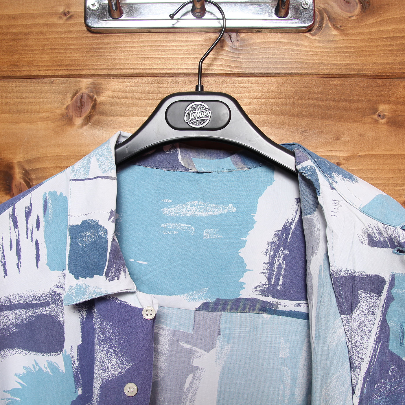 Camicia Hawaiana Azzurra Uomo