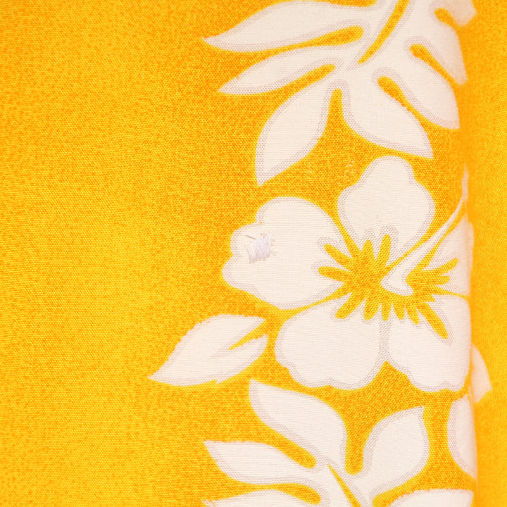 Camicia Hawaiana Giallo e Bianco Uomo
