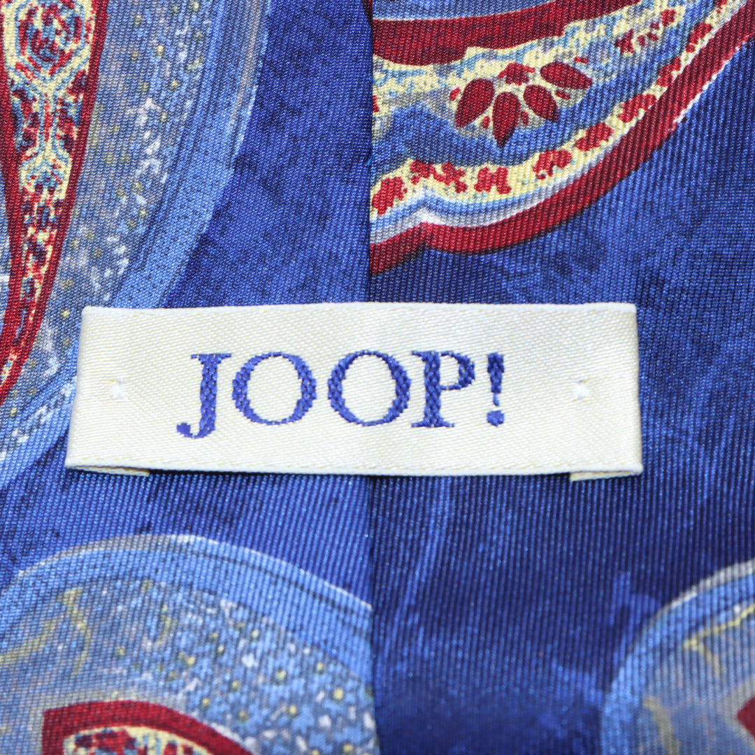 Joop Cravatta Blu con Fantasia in Seta Uomo