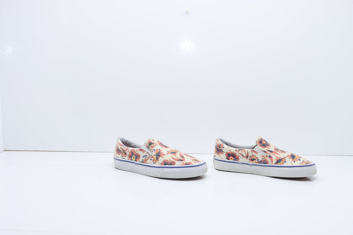 Vans Slip On Vintage Floreal Basse Beige Floreale Eur 36.5 Unisex