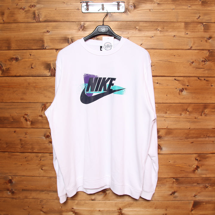 Felpa Nike Bianco Taglia XXL Uomo w/Tag