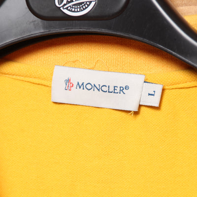 Polo Moncler Gialla Taglia L Donna