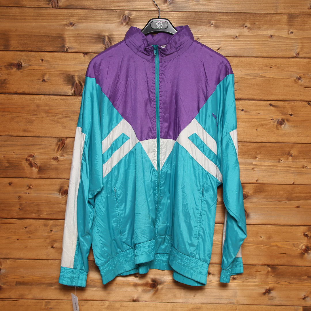 Adidas Track Top Viola e Azzurro Taglia I9 Uomo