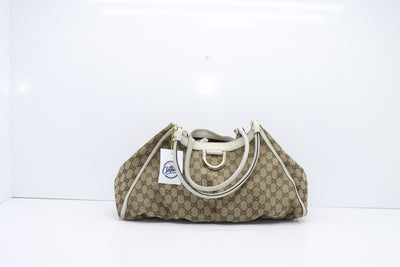 Gucci Borsa Beige e Marrone Donna