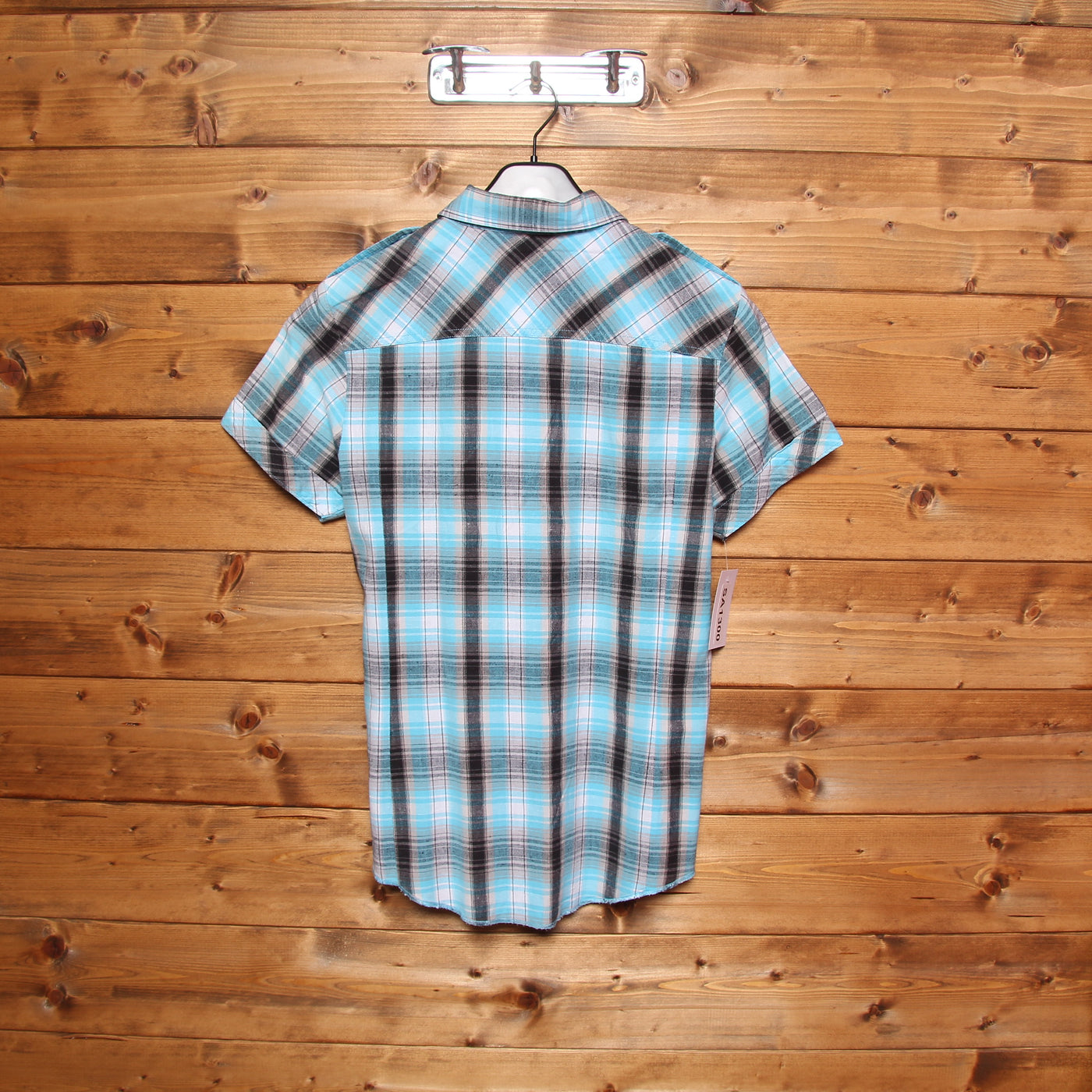 Camicia Lee Tods'Em All Azzurro a Quadri Taglia S Uomo