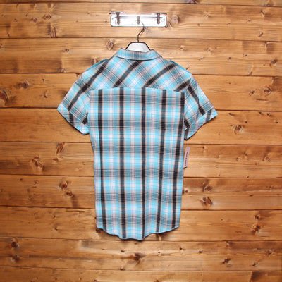 Camicia Lee Tods'Em All Azzurro a Quadri Taglia S Uomo