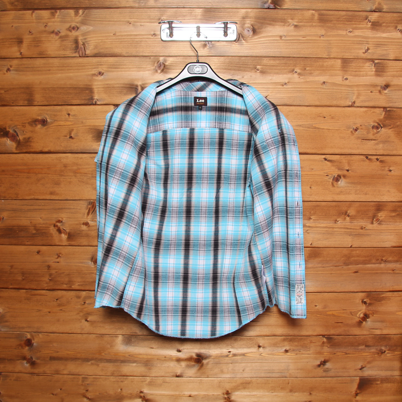 Camicia Lee Tods'Em All Azzurro a Quadri Taglia S Uomo