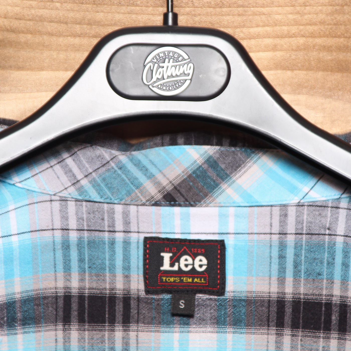 Camicia Lee Tods'Em All Azzurro a Quadri Taglia S Uomo