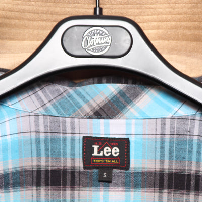 Camicia Lee Tods'Em All Azzurro a Quadri Taglia S Uomo