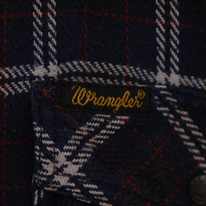 Wrangler Camicia Casual Blu a Quadri Uomo