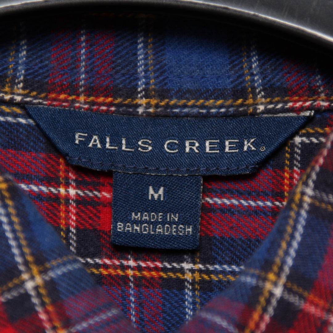 Falls Creek Camicia Casual Blu e Rosso Taglia M Uomo