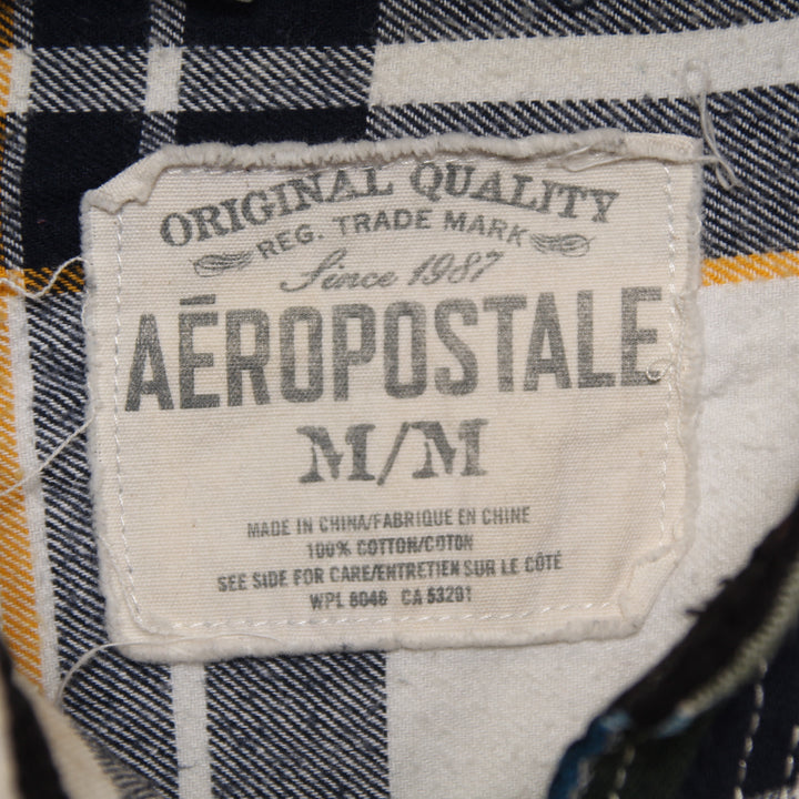 Aeropostale Camicia Casual Vintage Multicolore Taglia M Uomo