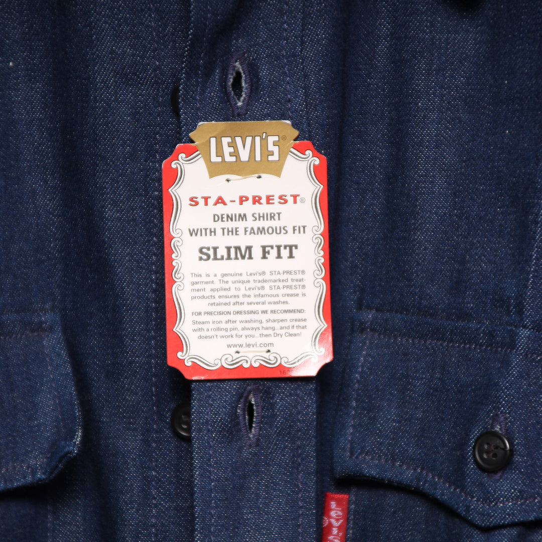 Camicia di Jeans Levi's San Francisco Slim Fit Denim Taglia M Uomo w/Tags