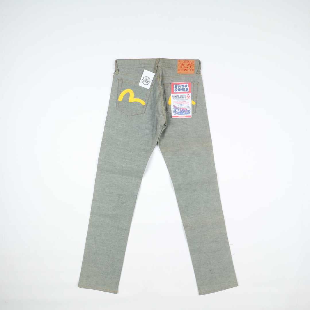 Evisu 450x39 Jeans Selvedge Vintage W30 Denim Unisex Vita Alta Dead Stock* w/Tags
