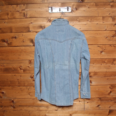 Camicia di Jeans Wrangler Denim Taglia XL Uomo w/Tags