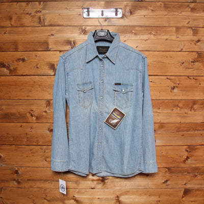Camicia di Jeans Wrangler Denim Taglia XL Uomo w/Tags