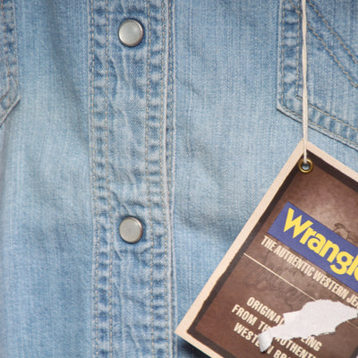Camicia di Jeans Wrangler Denim Taglia XL Uomo w/Tags